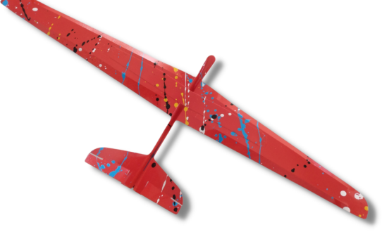 1 Avião Planador De Voo Livre Grande G-41 Cores Sortidas